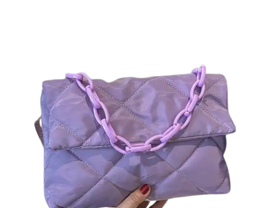 Purple Arrogant Figure Purse