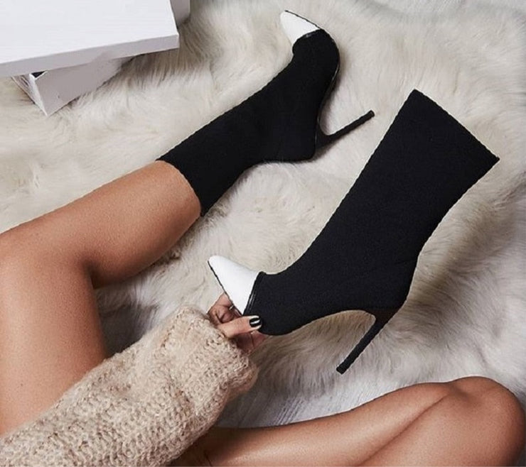 Lycra Ankle Socks Boots