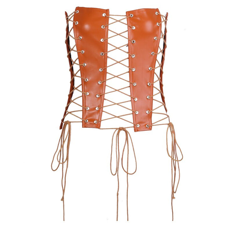 Parmer Leather Corset Top