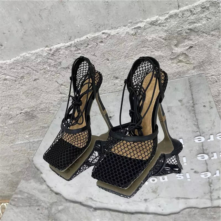 Jamese Mesh Heels