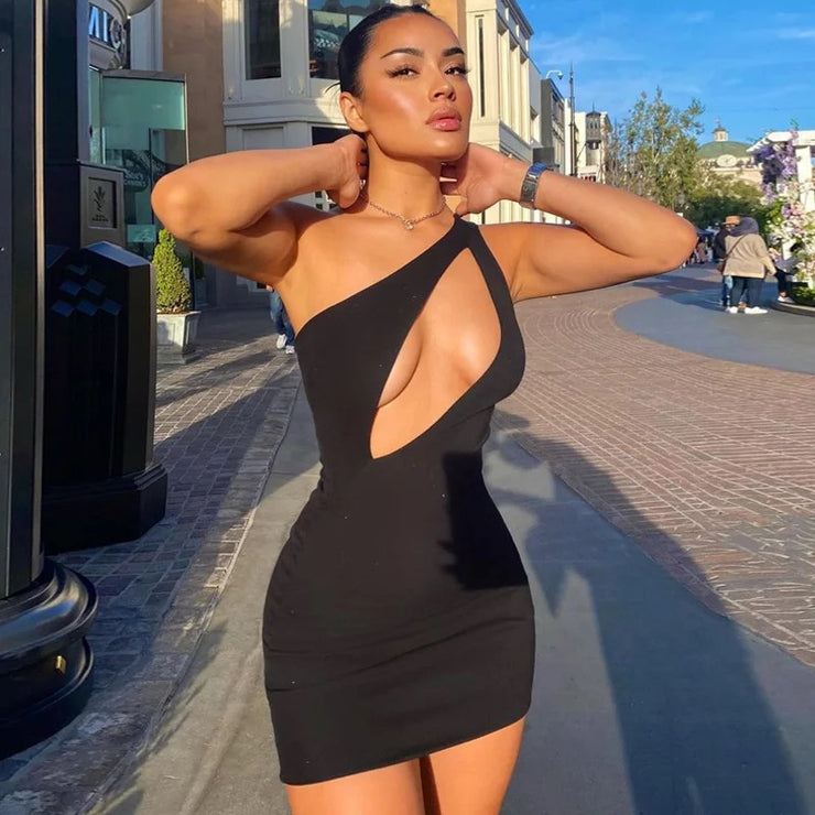 Zuri One Shoulder Mini Dress